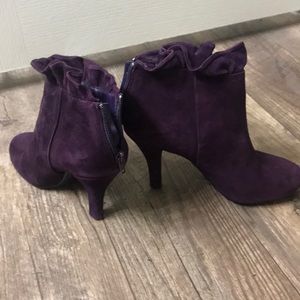 Purple booties